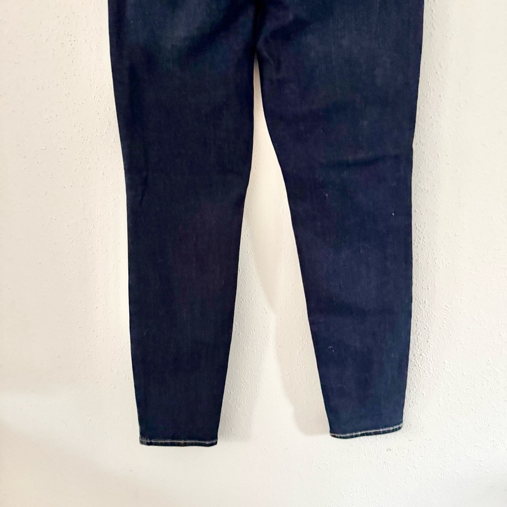 WHBM High-Rise Skinny Jeans Dark Wash Women's Size 10 Elastic Waistband Stretch - Picture 6 of 7